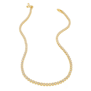 Brenda Grands - Women's Diamond Tennis Necklace
