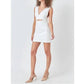 Endless Rose - Cutout V-neck Mini Dress