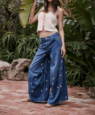 Free People - Westward Embroidered Jeans