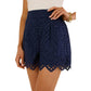 Skies Are Blue - Eyelet Lace Shorts