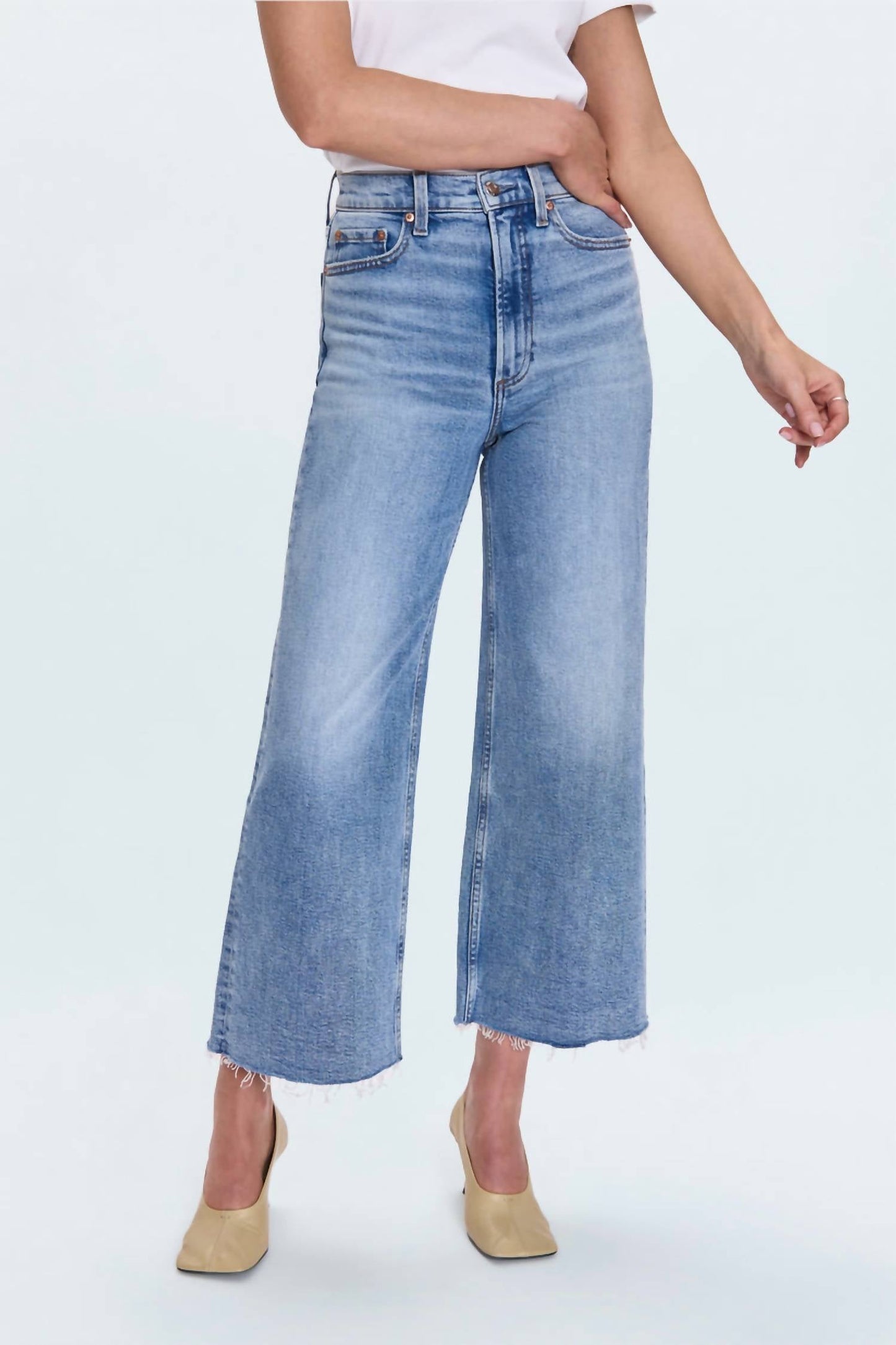 Pistola - Lana Crop High Rise Ultra Wide Jean