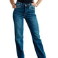 Judy Blue - High Rise Button Fly Straight Jeans