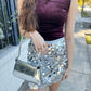 Steve Madden - Essen Plum Velvet Tank Bodysuit
