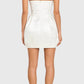 Amanda Uprichard - Bowery Strapless Embroidered Mini Dress