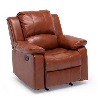 Charleston Leather Gel Glider Rocker Recliner
