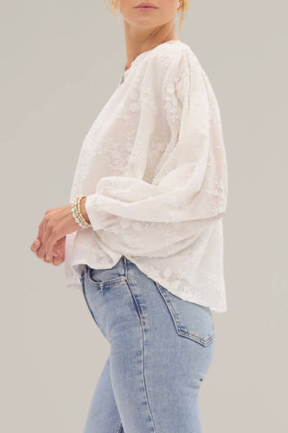 Entro - floral embroidered blouse