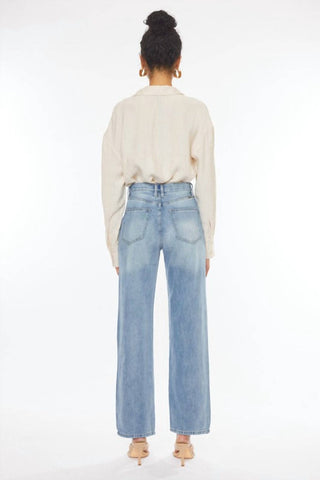 Kancan - 90's Wide Leg Straight Jeans