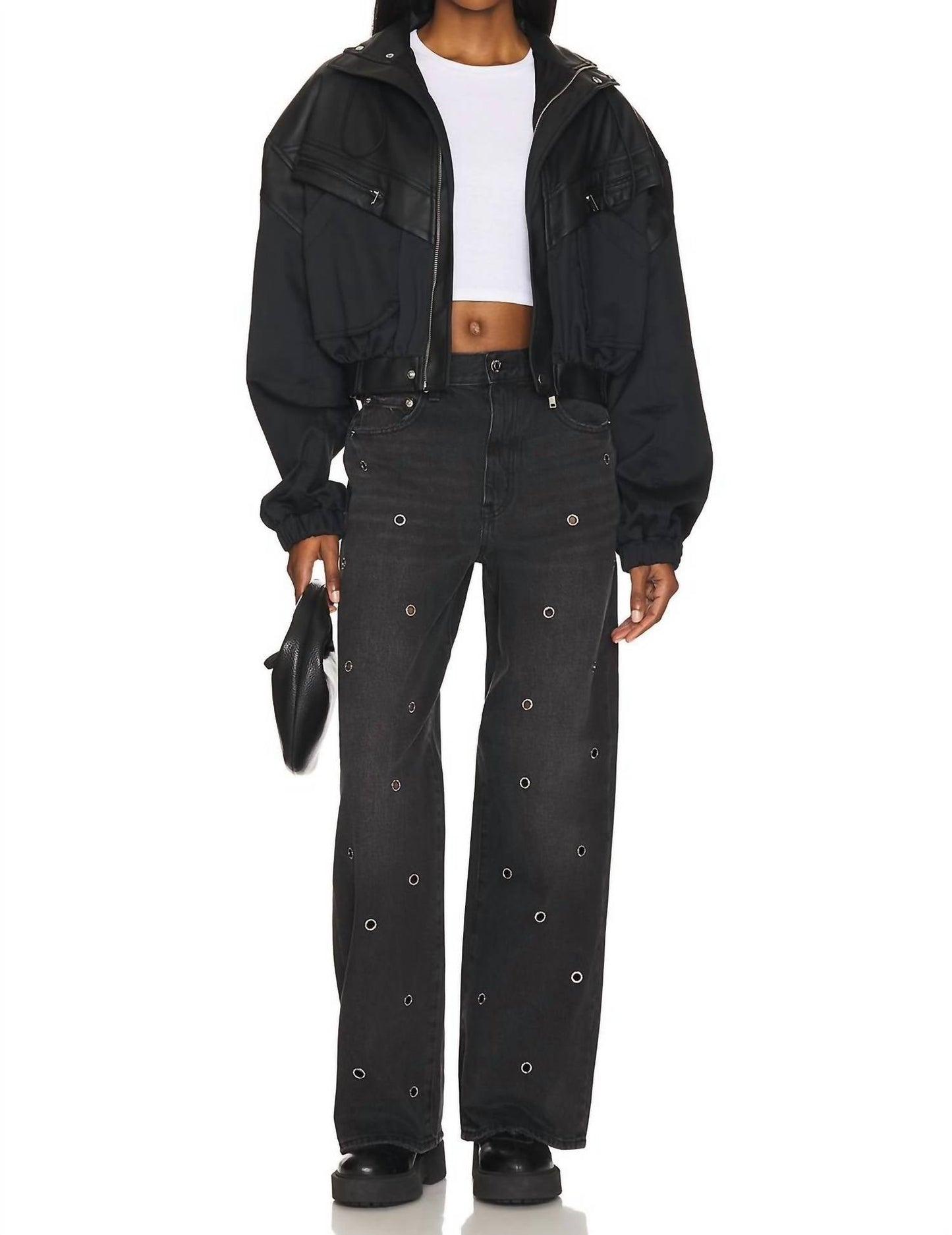 Pistola - Hendrix High Rise Wide Leg Jeans