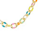 Marlyn Schiff - Enamel Splatter Link Necklace