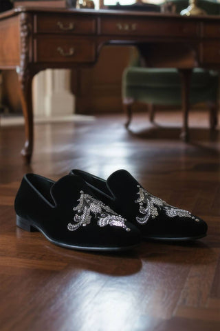 Barabas - Men's Pearls Mod Slip-on Loafers