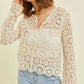 Heyson - Charlotte Crochet Lace Crop Cardigan