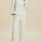 Double Take - Textured Top and Pants Set
