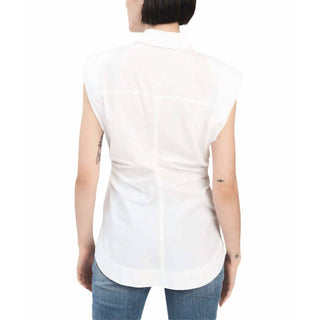 Derek Lam 10 Crosby - Ivy Ruched Button Down