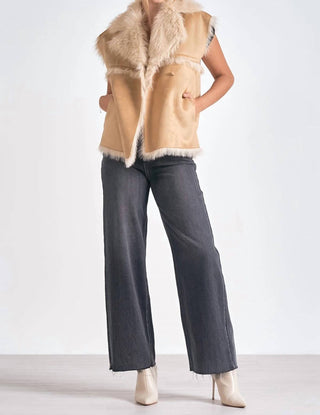 Elan - Long Faux Fur Vest