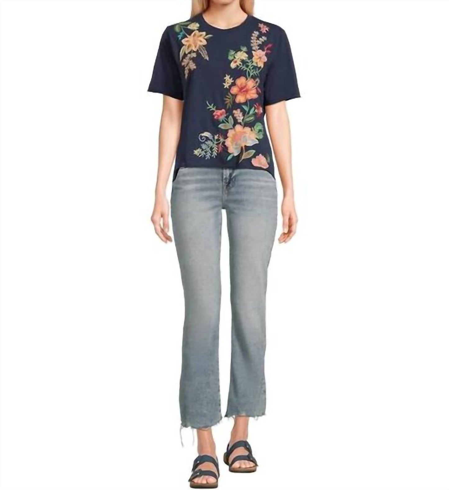 Johnny Was - RAW SEAM TEE ISHANI