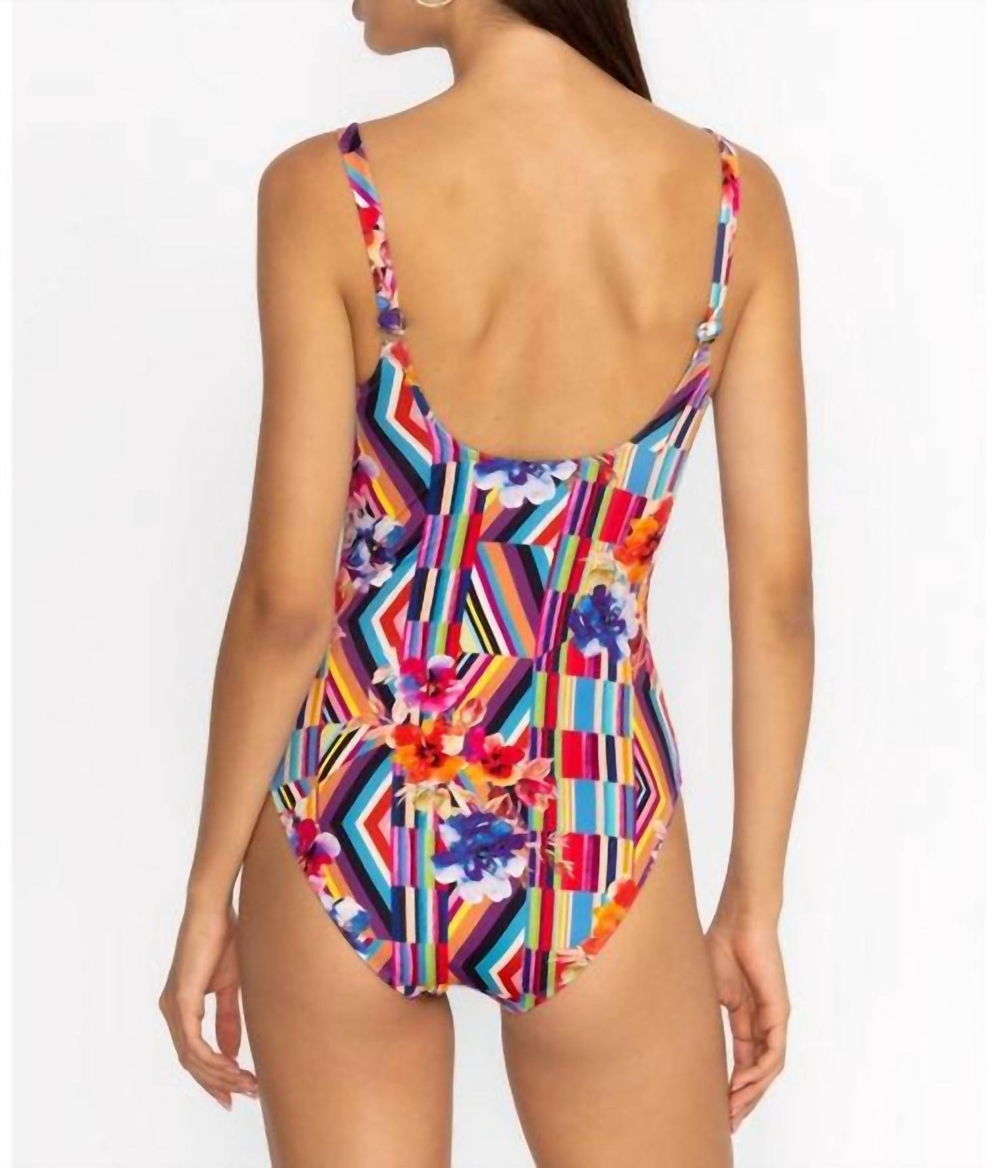 Johnny Was - SUMMER STRIPES TANK SUIT ONE PIECE