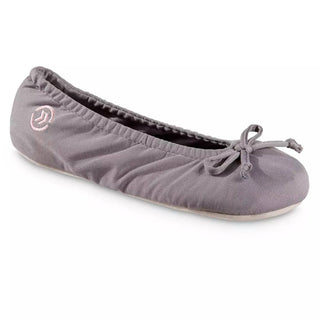 Isotoner - Women's Stretch Satin Eco Comfort Ballerina Slipper