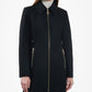 Michael Michael Kors Women's Petite Club-Collar Zip-Front Coat