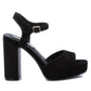 Xti - Women's Heel Suede Sandals