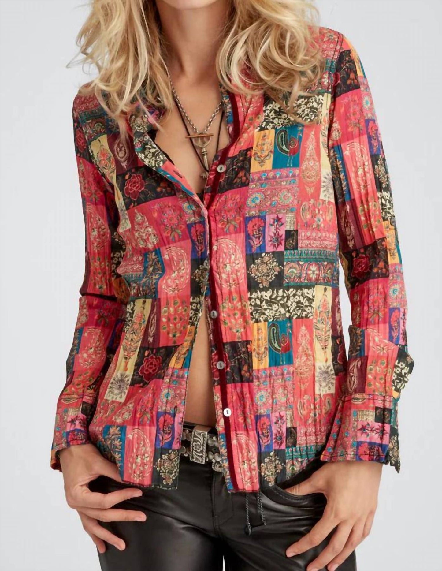 Cino - Crinkle Blouse
