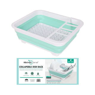 Collapsible Plastic Dish Rack - 3 Colors