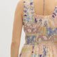 Entro - Multi-pattern Bow Detail Midi Dress