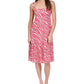 Michael Michael Kors Women's Zebra Sleeveless Midi Dress