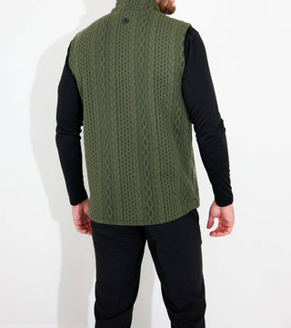 Abacus Sportswear Us - Woburn Mock Neck Half Zip Vest