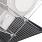 17 inch X Shaped Stainless Steel 2-Tier Dish Rack for Kitchen Counter