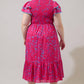 Sugarlips - Floral Patte Tiered Midi Dress - Plus