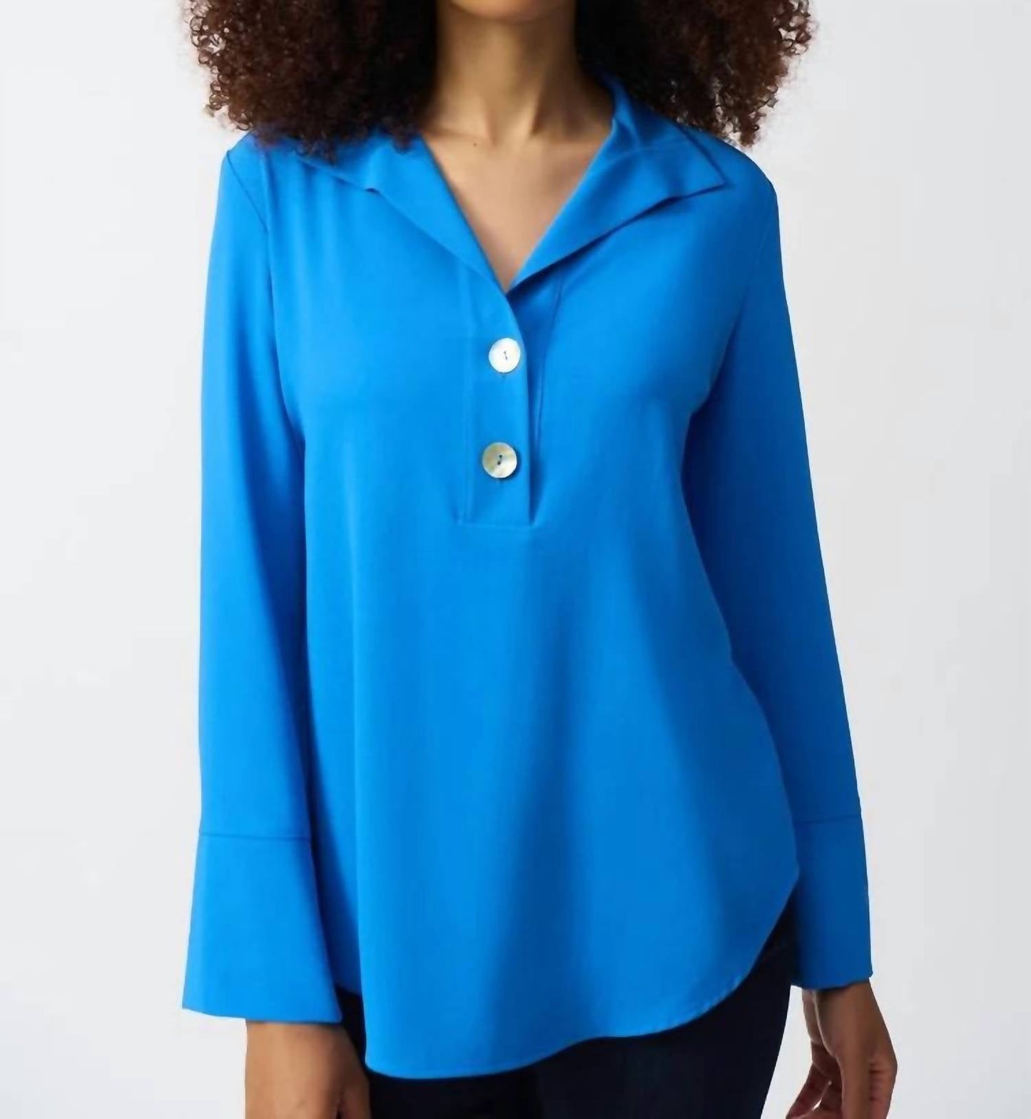 Joseph Ribkoff - Gauze Straight Top