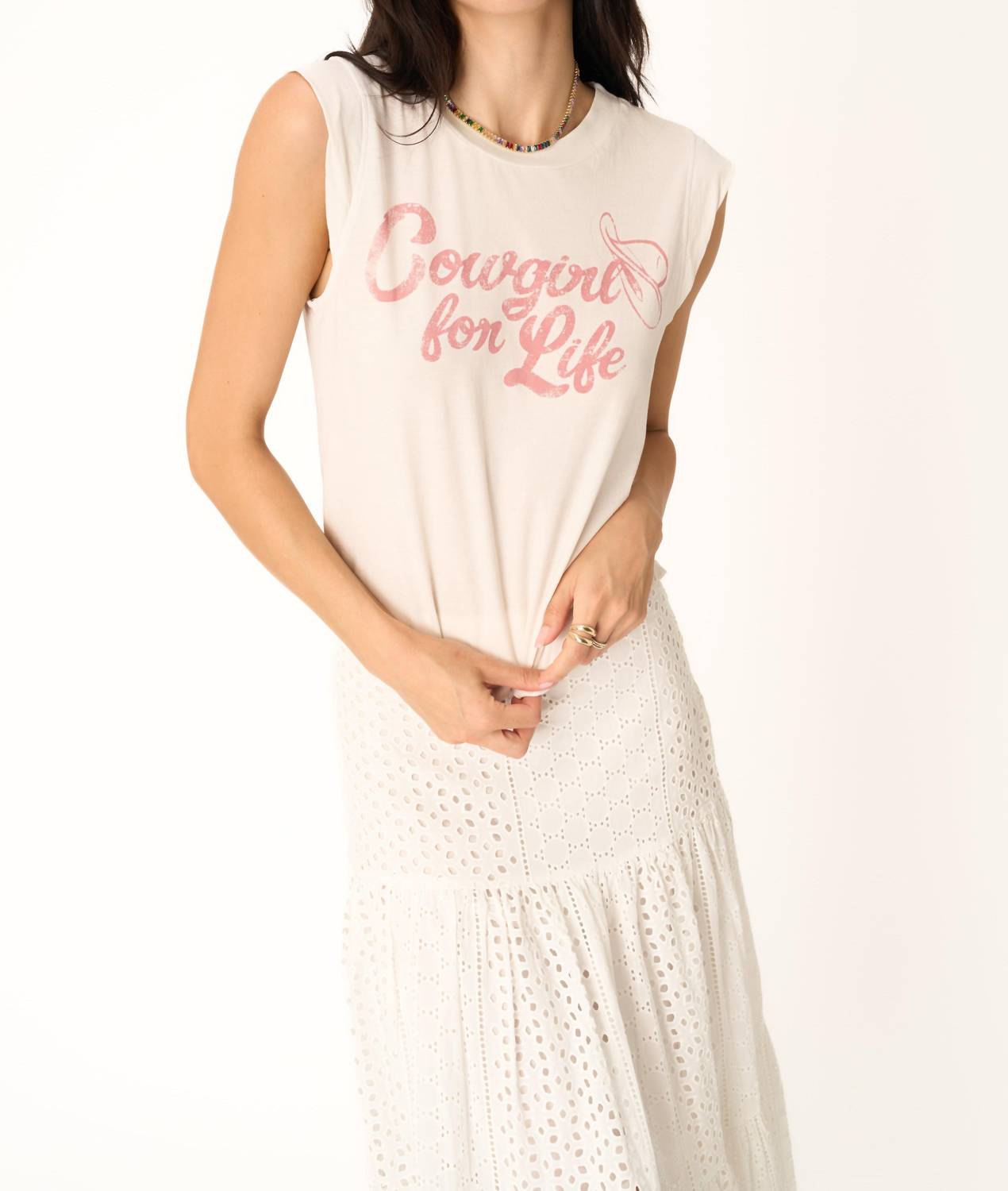 Project Social T - Cowgirl 4 Life Tank Top