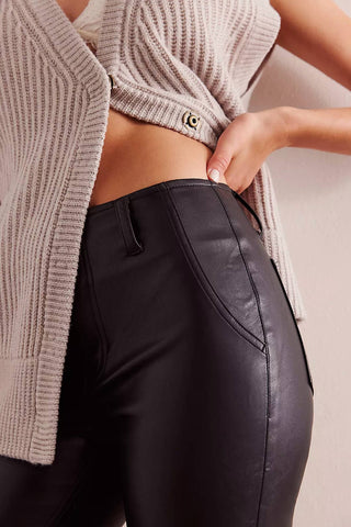 Free People - Level Up Vegan Leather Pant