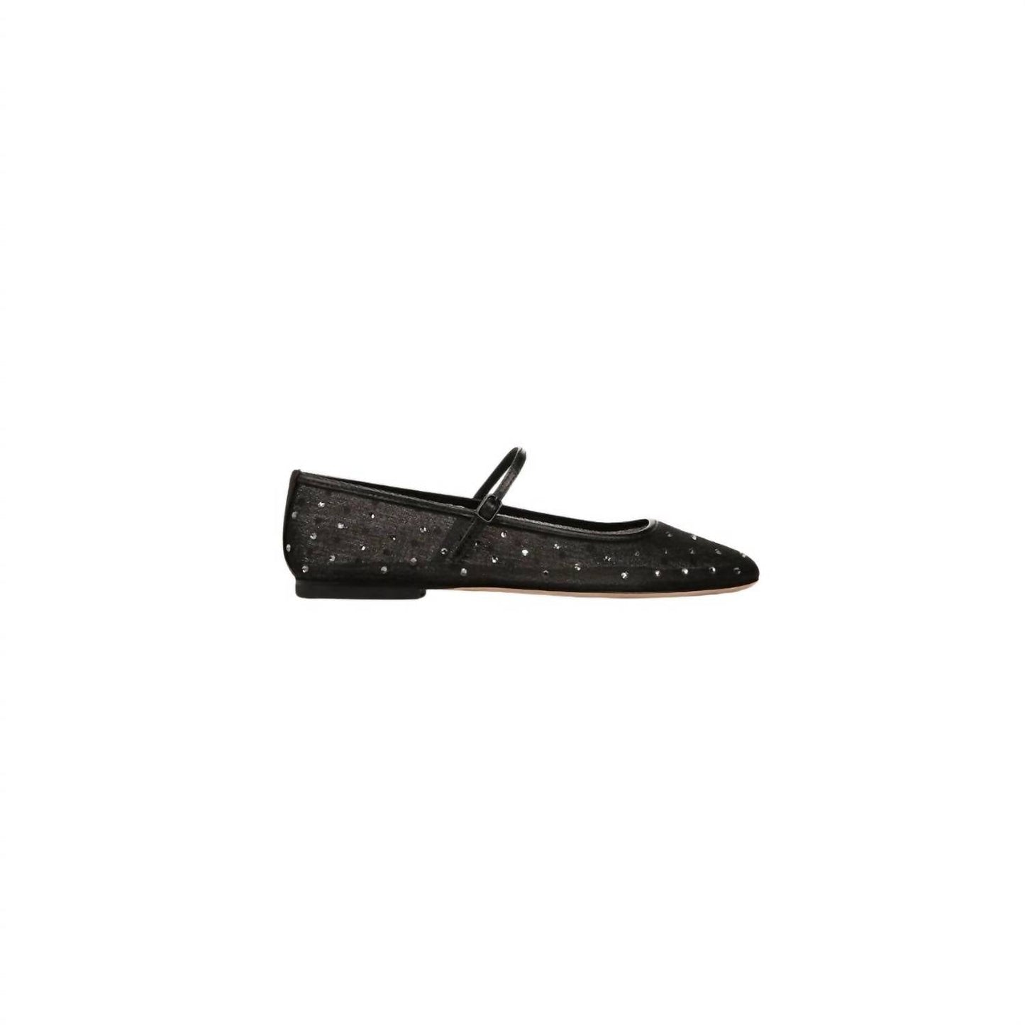 Veronica Beard - Women's Ellie Mesh Crystal Diamond Flat Shoes
