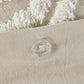 Full/Queen 3 Piece Tufted Cotton Duvet Cover Set