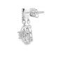 Cubic Zirconia Earrings Sterling Silver