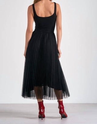 Elan - Bradshaw Tulle Tank Midi Dress