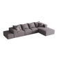 Modern Upholstered Sectional Boneless Couch Set