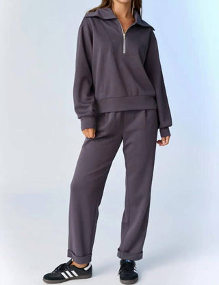 Papermoon - Half Zip Pullover And Pants Set
