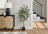 46" Tall, Artificial Plant, Eucalyptus Tree, Indoor, Faux, Fake, Floor, Greenery, Potted, Decorative - Green / Black