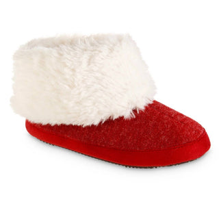 Isotoner - Women's Heather Knit Marisol Boot ECO Comfort Slipper