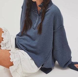 Free People - Camden Henley Sweatshirt