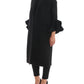 Valentino - Frill Sleeves Compact Drap Coat