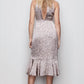 Good American - Resort Halter Leopard Dress