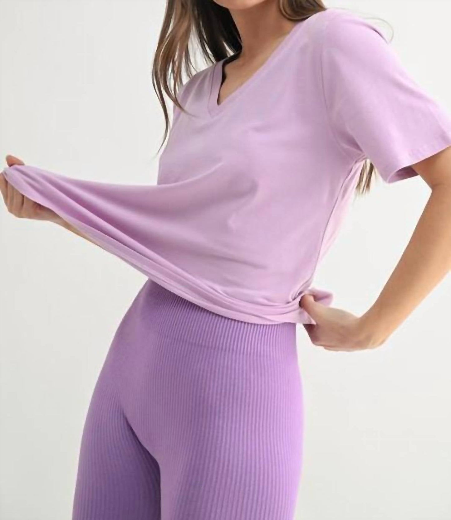 Mono B - V-neck Tee