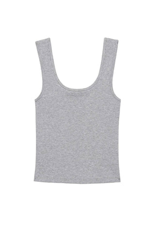 Donni. - Rib Scoop Tank Top