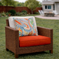 2 Pack Outdoor Throw Pillows (18x18 Inch)