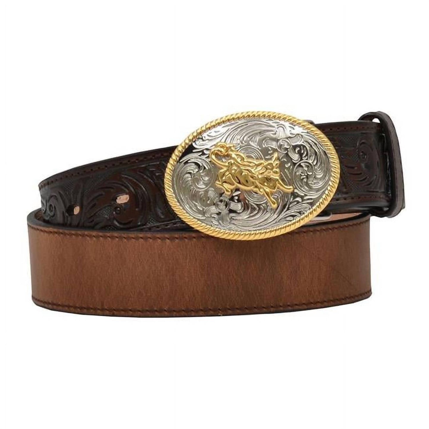 3D Belt Company - Kids Distressed Bullride Belt