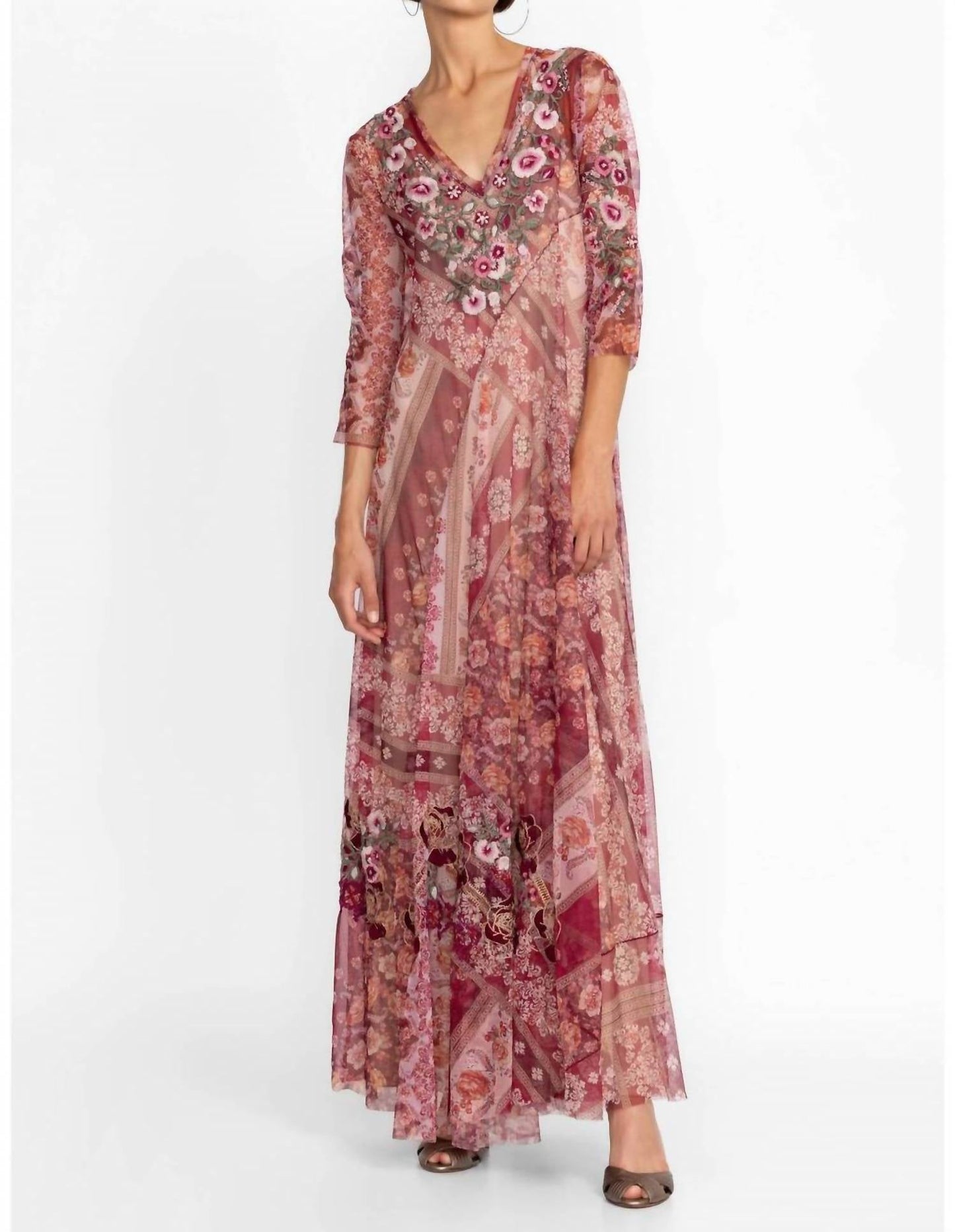 Johnny Was - Cardinal Mesh Dress