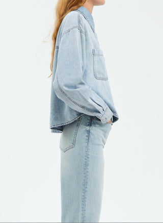 Daze - The Editor Denim Button Down Shirt